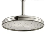 Kohler Traditional K-13694-G-SN 12" Rain Fall Shower Head Polished Nickel New. Fixed Price $748.00.