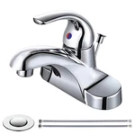 Wowow Bathroom Faucet 1 Handle Low Arc Single 4 Inch Centerset Bathroo.... Fixed Price $67.27.