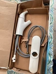 Moen 87557W Brecklyn Single Handle Kitchen Faucet - White Missing Parts. Fixed Price $34.95.