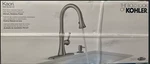 Kohler Kaori Pull-down Kitchen Sink Faucet Vibrant Stainless (K-R28706-SD-VS). Fixed Price $100.00.