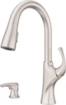 Miri 2.0 Kitchen Faucet With Pull Down Sprayer Soap Dispenser, Single Handle. Fixed Price $531.23.