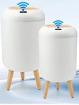 2-PIECE Touchless Sensor Trash Can Set With Lids & Odor Lock For Home Bathroom. Fixed Price $39.47.