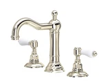 Rohl Acqui A1409LPPN-2 Widespread Bathroom Sink Faucet Drain Polished Nickel New. Fixed Price $568.00.