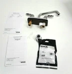Kohler 15271-4-CP Coralais 4" Handle Low Arc Utility Sink Faucet Polish Chrome. Fixed Price $72.99.