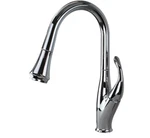 Transolid Layla Polished Chrome Single Handle Pull-out Kitchen Faucet. Fixed Price $119.99.