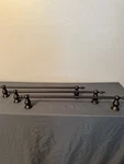 Set Of 3 Belle Foret 18" Towel Bars Solid Brass Oil Rubbed Bronze - New. Fixed Price $39.99.