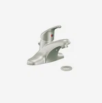 Moen Cfg CA40711BN Cornerstone 1-HANDLE Bathroom Faucet W/ Drain Brushed Nickel. Fixed Price $59.98.