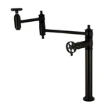 Kingston Brass Wendell 2-HANDLE 1-HOLE Deck Mount Pot Filler Faucet Matte Black. Fixed Price $239.99.