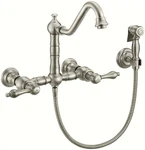 Whitehaus WHKWLV3-9402-NT Vintage Iii Plus 1.5 Gpm Widespread Nickel. Fixed Price $819.00.