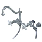 Kingston Brass KS124.PXBS Heritage 1.8 Gpm Widespread Bridge - Chrome. Fixed Price $305.47.