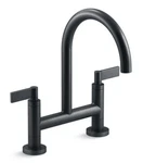 Kallista One P25202-LV-GN Deck Mount Bridge Kitchen Faucet Lever Gunmetal $3,590. Fixed Price $2060.57.