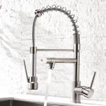 Aimadi Contemporary Kitchen Sink Faucet,single Handle Brushed Nickel. Fixed Price $148.99.