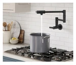 Kraus KPF-5001 Oletto 4 Gpm Wall Mounted Hole Pot Filler Black. Fixed Price $275.00.