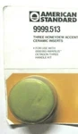 American Standard 513 512 Amarilis Faucet Honeydew Accent Ceramic Button Green. Fixed Price $11.90.