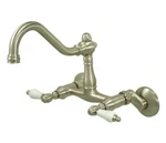 Kb Elements Of Design ES3228PL Hot Springs 2-HANDLE Wall Mount Kitchen Faucet. Fixed Price $100.00.