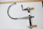 Glacier Bay Melina Double Handle Standard Kitchen Faucet- Missing. Fixed Price $51.75.