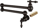 Havin HV1002 Pot Filler Faucet Wall Mount,oil Rubbed Bronze Color With Double. Fixed Price $150.00.