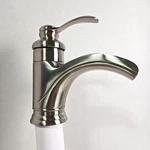 Homevacious Bathroom Brushed Waterfall Sink Faucets. Fixed Price $59.90.