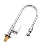 Inchant Single Lever Flexible Pull Out Kitchen Water Tap Sink Faucet Silver. Fixed Price $30.29.