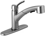 Delta Collins (4140-ARTP-DST) Single Handle Pull-out Kitchen Faucet, Chrome. Fixed Price $91.25.