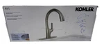 Kohler Avi 13.5 In. Single Handle Pull-out Sprayer Kitchen Faucet, Stainless. Fixed Price $99.99.