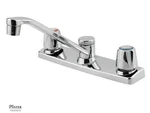 Pfister Pfirst Series 2 Handle Kitchen Faucet In Polished Chrome G135-1000. Fixed Price $24.99.