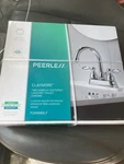 Peerless Claymore P299685LF Two Handle Center Set Lavatory Faucet, Chrome. Fixed Price $95.00.