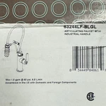Brizo 63244LF-BLGL Litze Articulating Kitchen Faucet Industrial Handle, Matte. Fixed Price $850.00.