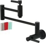 Kingston Brass KS8100DKL Kaiser Pot Filler, Matte Black. Fixed Price $259.00.