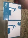 Friho Waterfall Spout Bathroom Single Faucet Brushed Nickel OHT001L Set Of Two. Fixed Price $90.00.