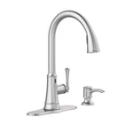 Glacier Bay Hemming Touchless Pull Down Kitchen Faucet Soap Dispenser Stainless. Fixed Price $80.81.