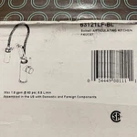 Brizo 63121LF-BL Solna Articulating Kitchen Faucet With Finished Hose, Matte Bla. Fixed Price $595.00.