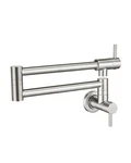 Pot Filler Faucet Brushed Nickel Commercial Wall Mount Stove Cenosa Facuet. Fixed Price $154.99.