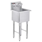 Durasteel 304 Commercial Stainless Utility Sink - 15 Inch Tub Freestand.... Fixed Price $615.71.