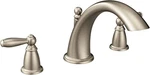 Moen T933BN Brantford 2-HANDLE Deck-mount Tub Faucet Trim Kit Brushed Nickel. Fixed Price $179.99.