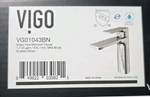 Vigo Davidson Single Hole Bathroom Faucet - Brushed Nickel VG01043BN. Fixed Price $59.99.