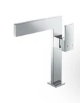 Chrome Tall Bathroom Sink Faucet Ultra Thin Design, Single Handle Vessel. Fixed Price $75.00.
