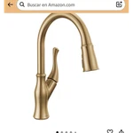 Delta Champagne Bronze Pull-out Lever Kitchen Faucet Single-hole 19888Z-CZ-DST. Fixed Price $210.00.