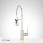 Signature Hardware SHXCPS107ZSS (449250) Presidio Handle Pull-down Kitchen Fau. Fixed Price $78.68.