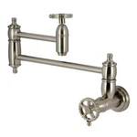 Kingston Brass KS310.CG Fuller 3.8 Gpm Wall Mounted Hole Pot - Nickel. Fixed Price $471.22.