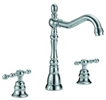Bathroom Basin Faucet 8" Widespread Vanity Sink 2 Knob Tub Water W/ Pop-up Drain. Fixed Price $89.99.