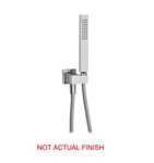 Aquabrass N3745BGD Square Handshower Set With Braided Hose Brushed Gold New!. Fixed Price $289.00.
