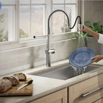 Kohler Haku R38475-LVS Kitchen Faucet Pull Down Semi Pro Stainless Steel New. Fixed Price $117.99.