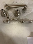 Rohl AC102LM-STN-2 Arcana Bathroom Faucet, 1.2 Gpm, Pop-up Drain, Satin Nickel. Fixed Price $746.99.