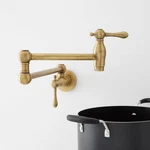 Signature Hardware 488311 4.6 Gpm Double Handle Wall Mounted Retractable Pot. Fixed Price $178.00.