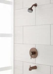 Signature Hardware Rotunda Pressure Balance Tub Shower Set With Lever Handle. Fixed Price $151.95.