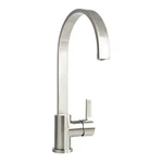 Eisen Home 16" Swivel Solid Brass Brushed Nickel Single Handle Kitchen Faucet. Fixed Price $49.95.