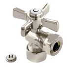 Kingston Brass CC54308ZX 5/8" Od Comp 1/2" Or 7/16" Slip Joint Angle Stop Valv. Fixed Price $47.47.