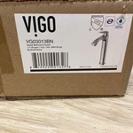 Vigo VG03013 Linus 1.2 Gpm Single Hole Bathroom Faucet-brushed Nickel. Fixed Price $64.99.