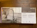 Allen + Roth Tolland Stainless Steel 1-HANDLE Deck-mount Pull-down Touchless Kit. Fixed Price $59.99.